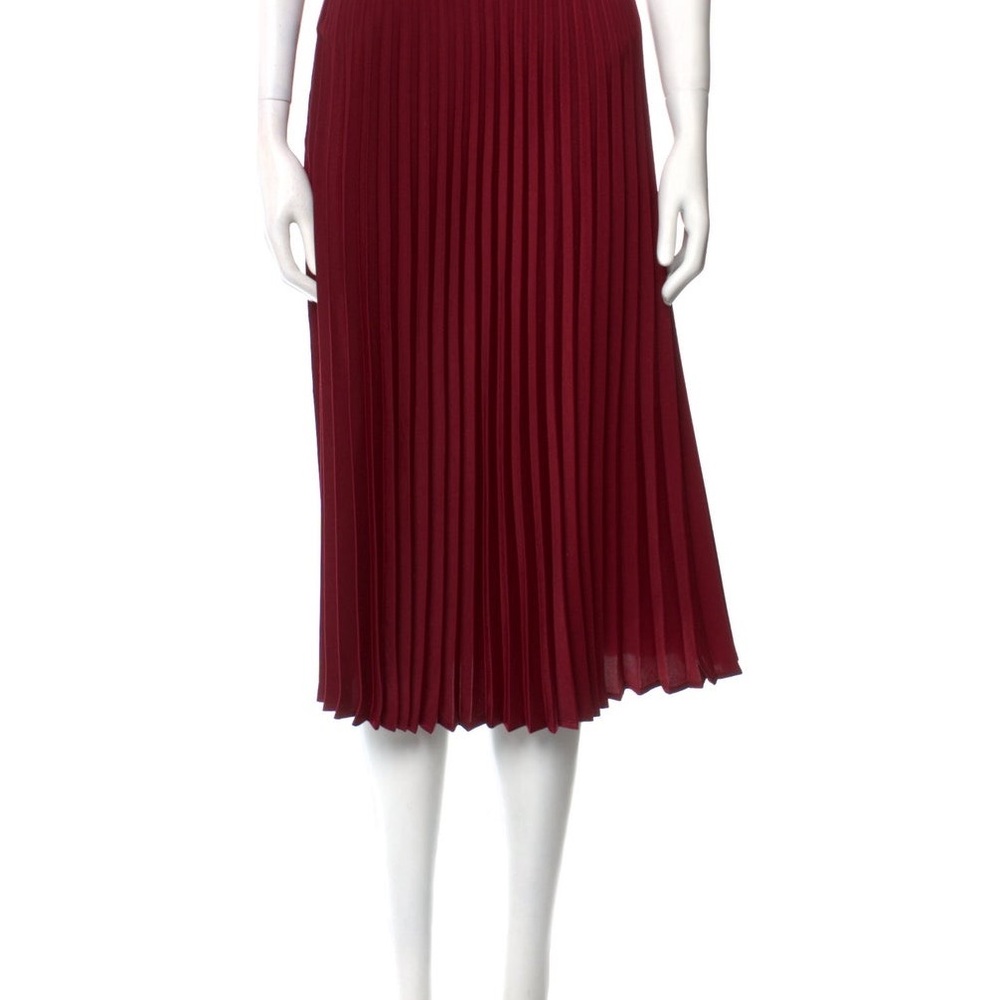 XIRENA PLEATED ACCENTS KNEE-LENGTH SKIRT XS